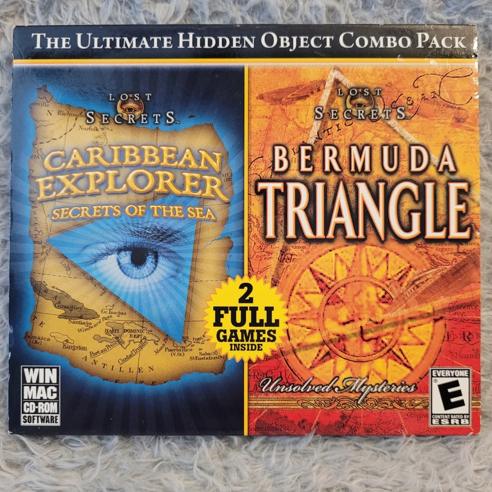 Lost Secrets‎ Caribbean Explorer & Bermuda Triangle (PC/Mac CD-ROM, 2008)